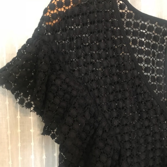 Stevie May black crochet top - Picture 5 of 6
